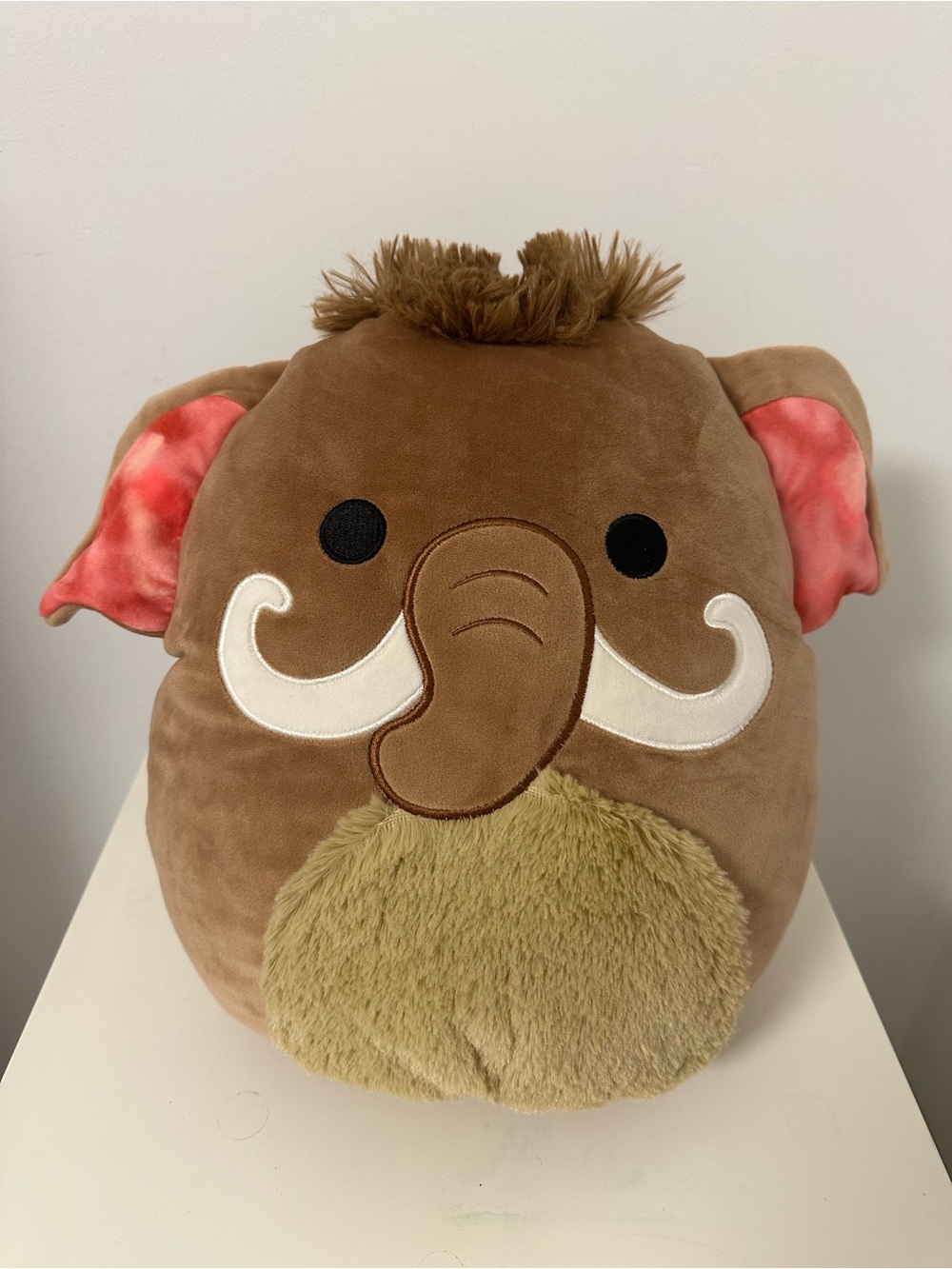 Squishmallows Brown & Pink Mammoth Plush